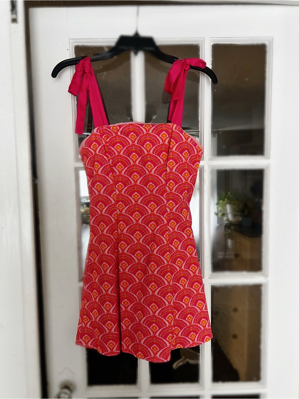 Corey Lynn Calter Pink Tie-Strap Dress